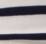 3/4 Sleeve Boat Neck Slim Tee in Azure Stripe - Image 6