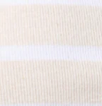 3/4 Sleeve Boat Neck Slim Tee in Brulee Stripe - Image 7