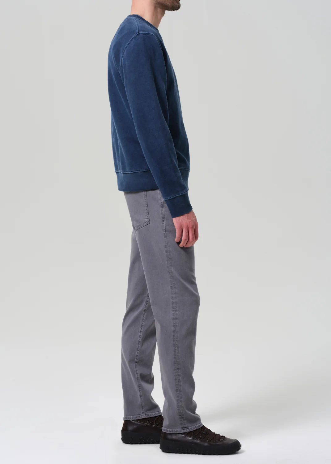Adler Slim Soft Weft in Steel Grey - Image 4