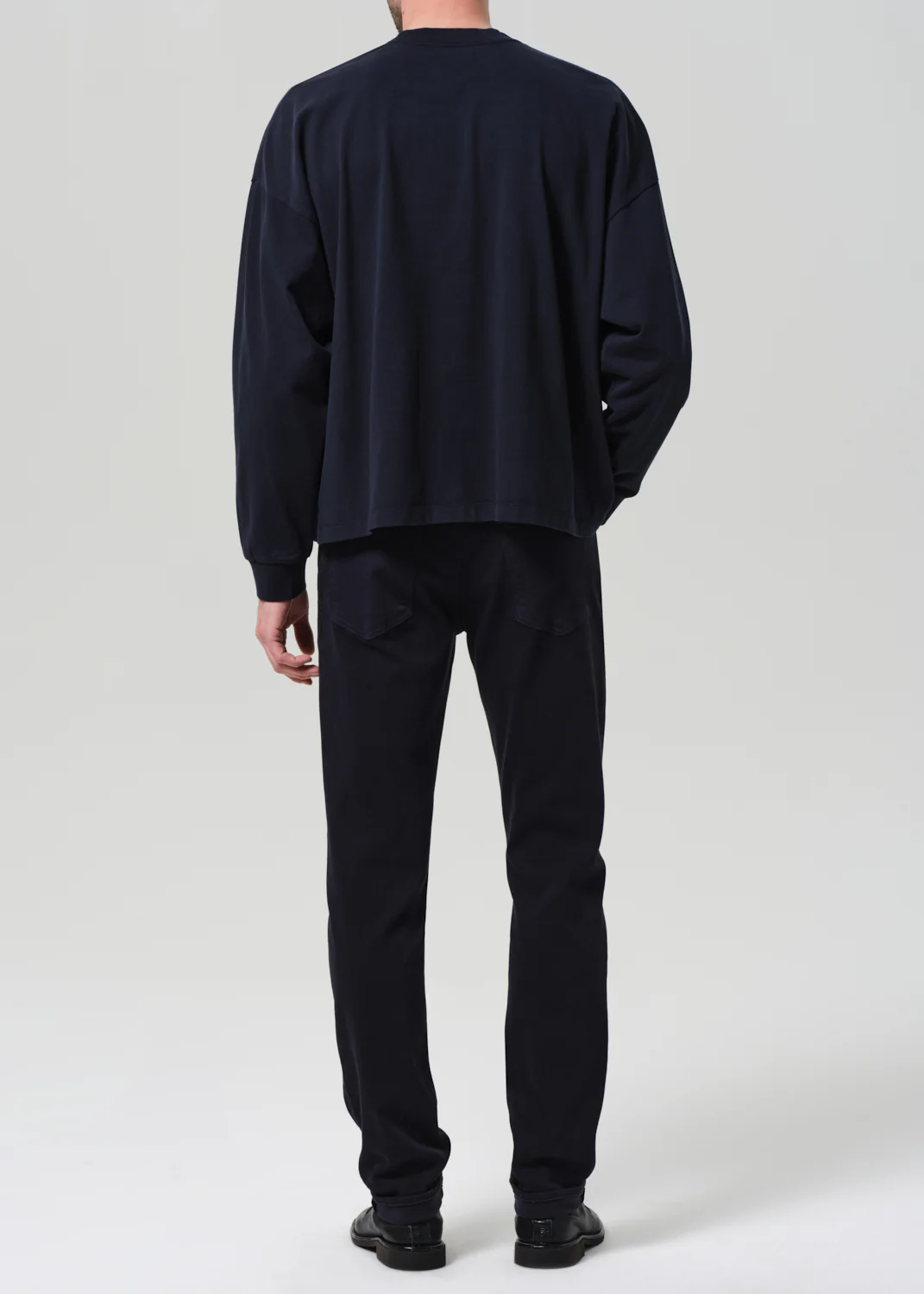 Adler Slim Soft Weft in True Navy - Image 3