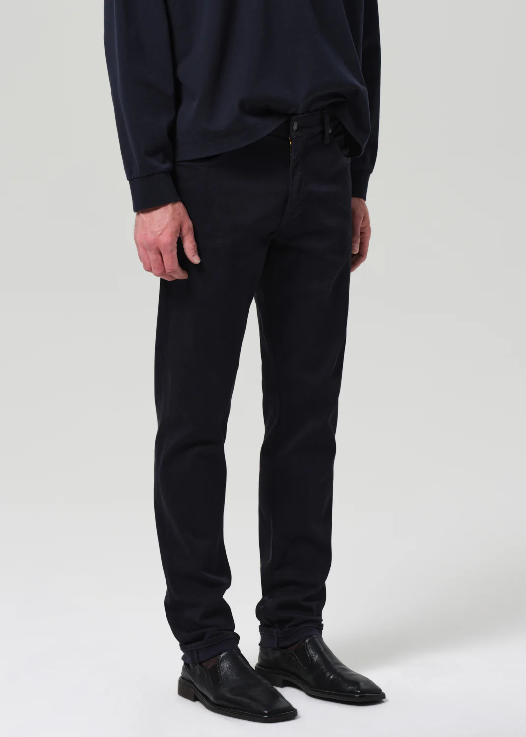 Adler Slim Soft Weft in True Navy - Image 5