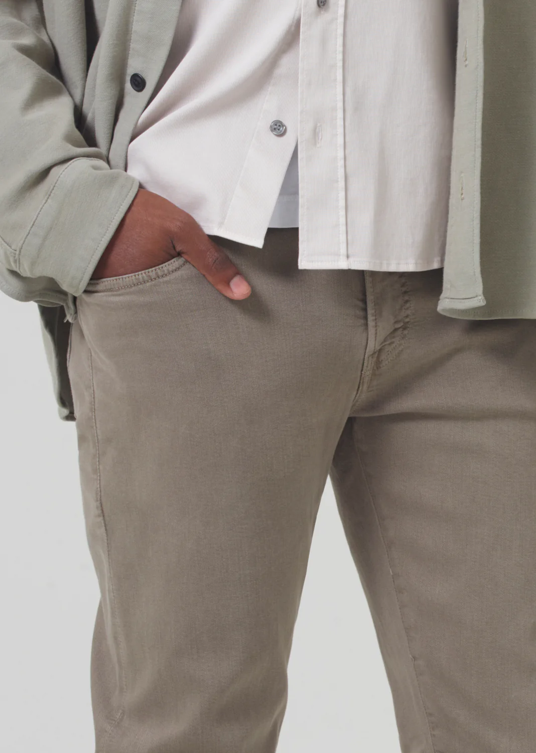 Adler Slim Soft Weft in Froth - Image 5