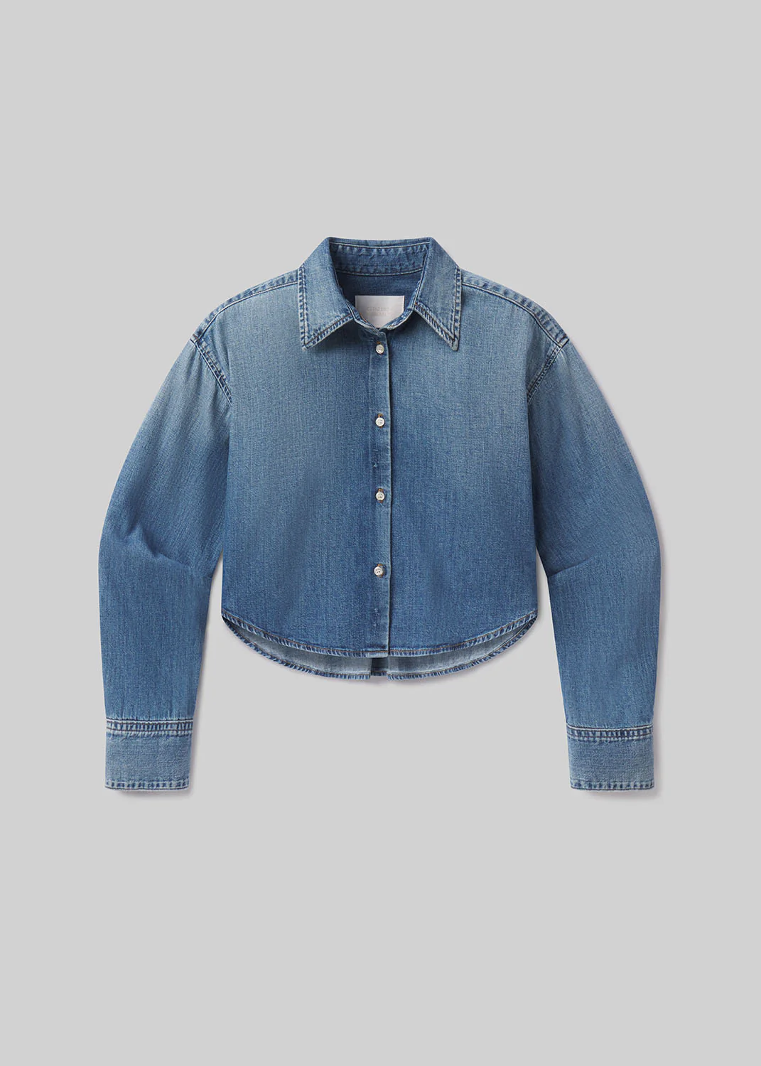 Ana Cropped Shirt in Somerset - Image 6