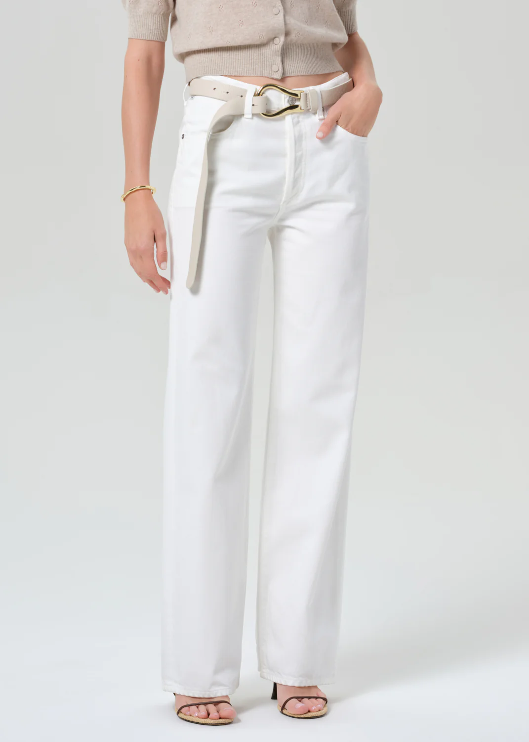 Annina Straight Leg 30" in Soft White - Image 5