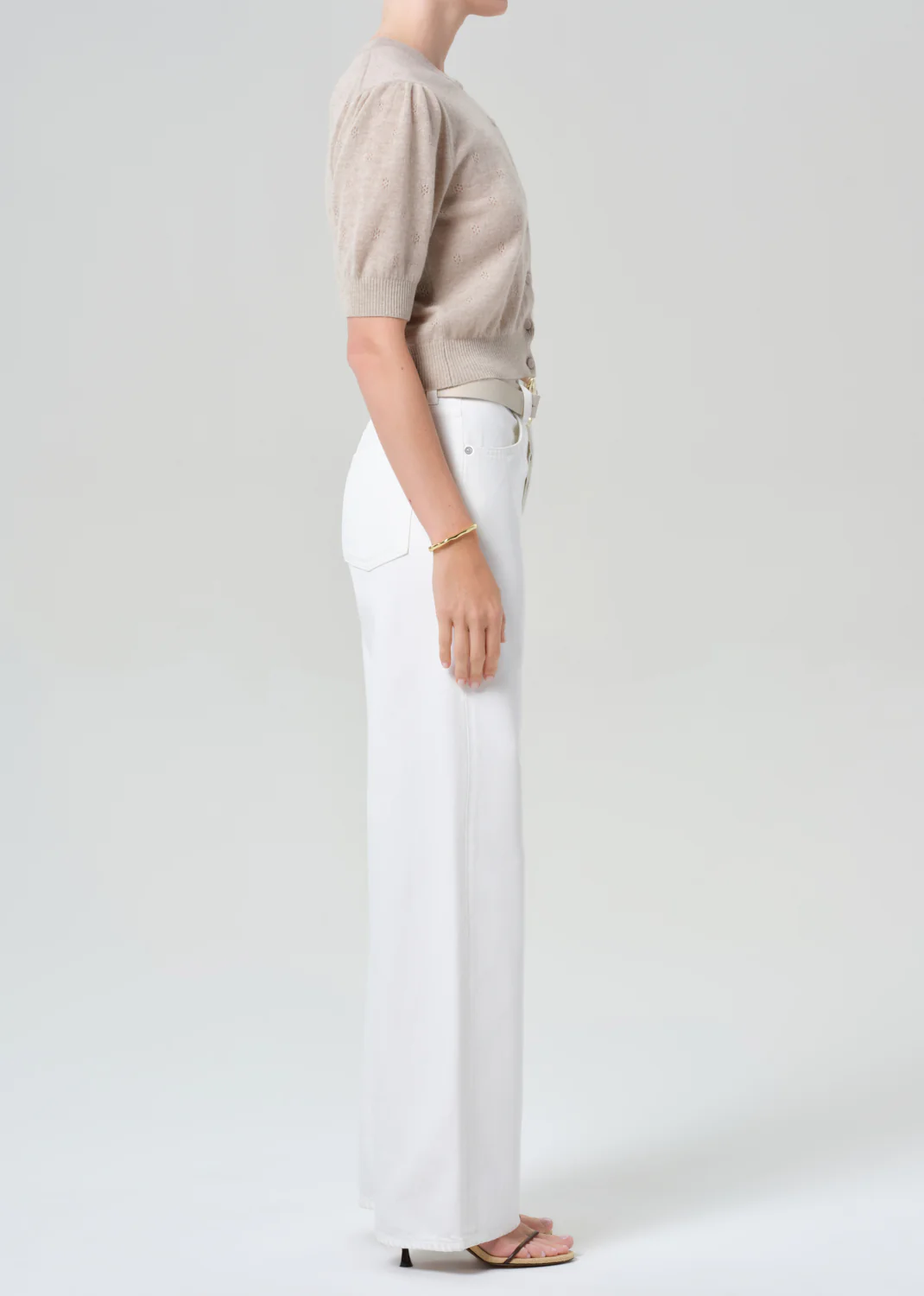 Annina Straight Leg 33" in Soft White - Image 3