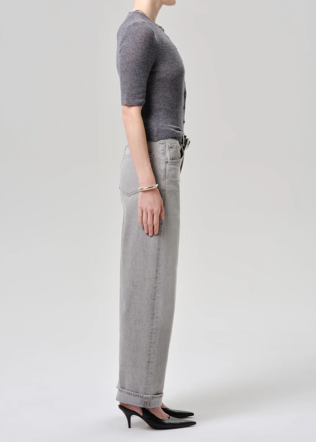 Ayla Baggy in Quartz Grey - Image 3