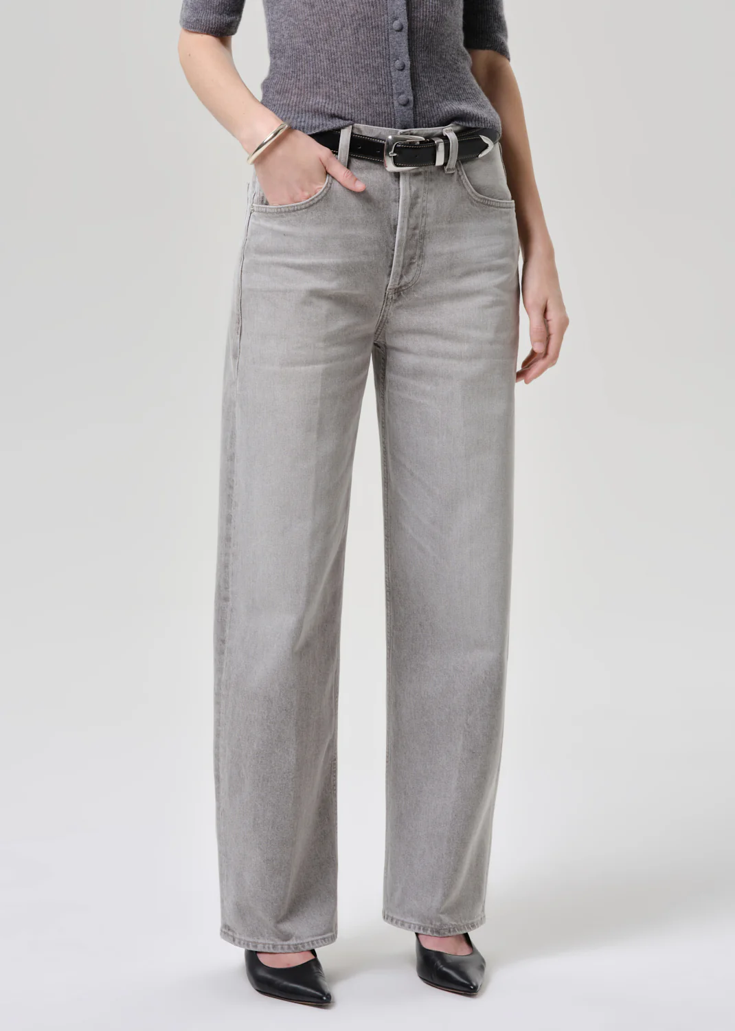 Ayla Baggy in Quartz Grey - Image 9