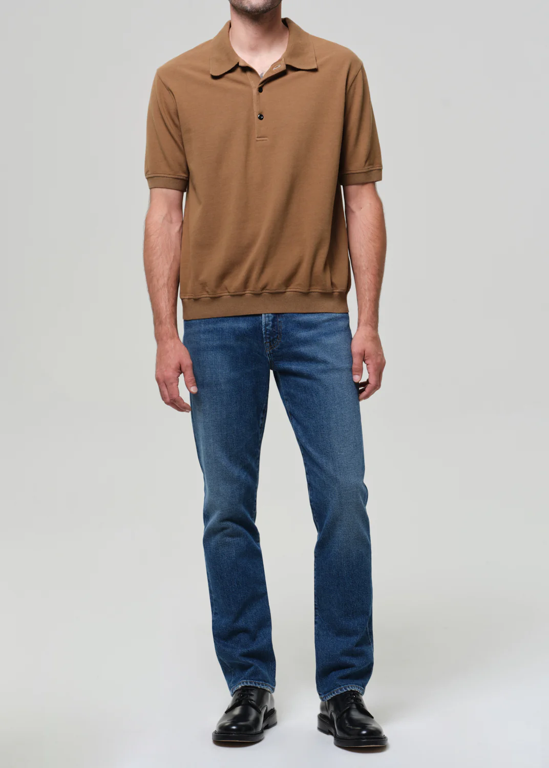 Banded Polo in Vintage Kelp - Image 7