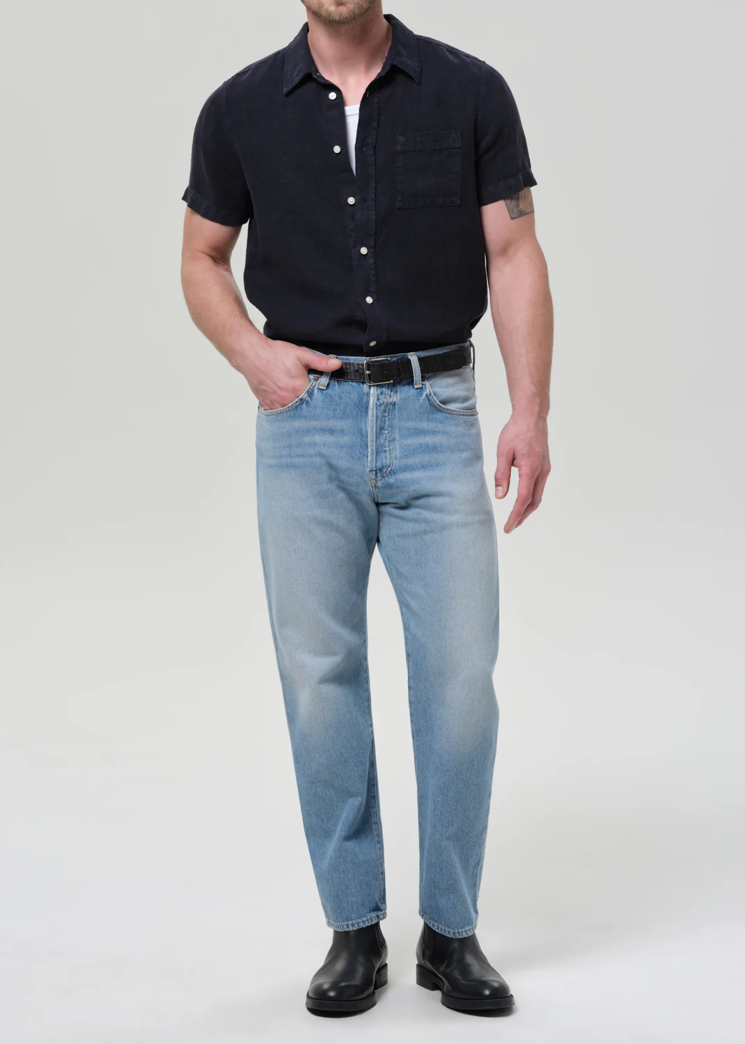 Beau Straight Premium Vintage in Light Blue - Image 3