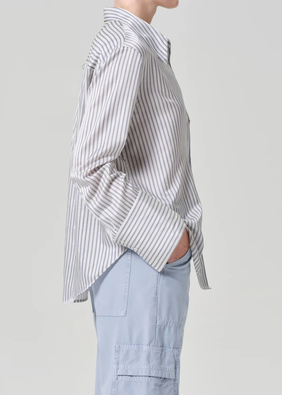 Camilia Shirt in Miranda Stripe - Image 4