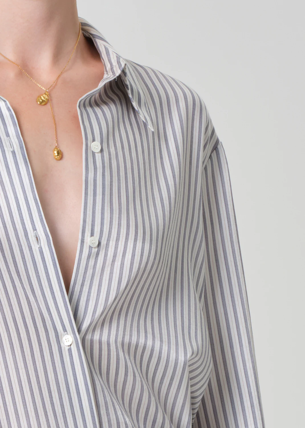 Camilia Shirt in Miranda Stripe - Image 5