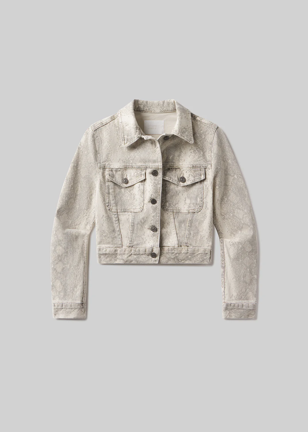 Charisse Shrunken Jacket in Python - Image 7