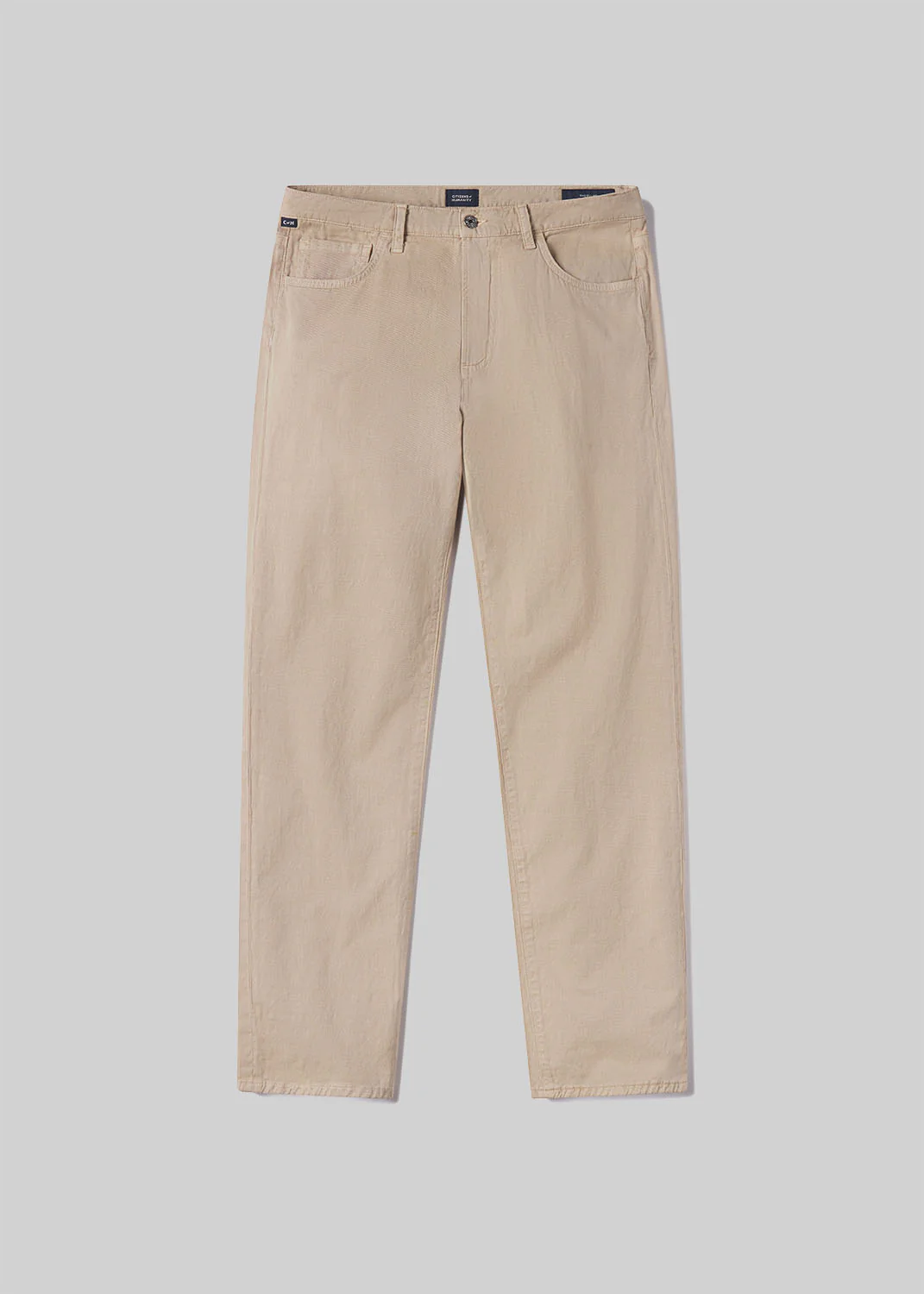 Elijah Relaxed Straight Comfort Stretch Linen in Reservoir