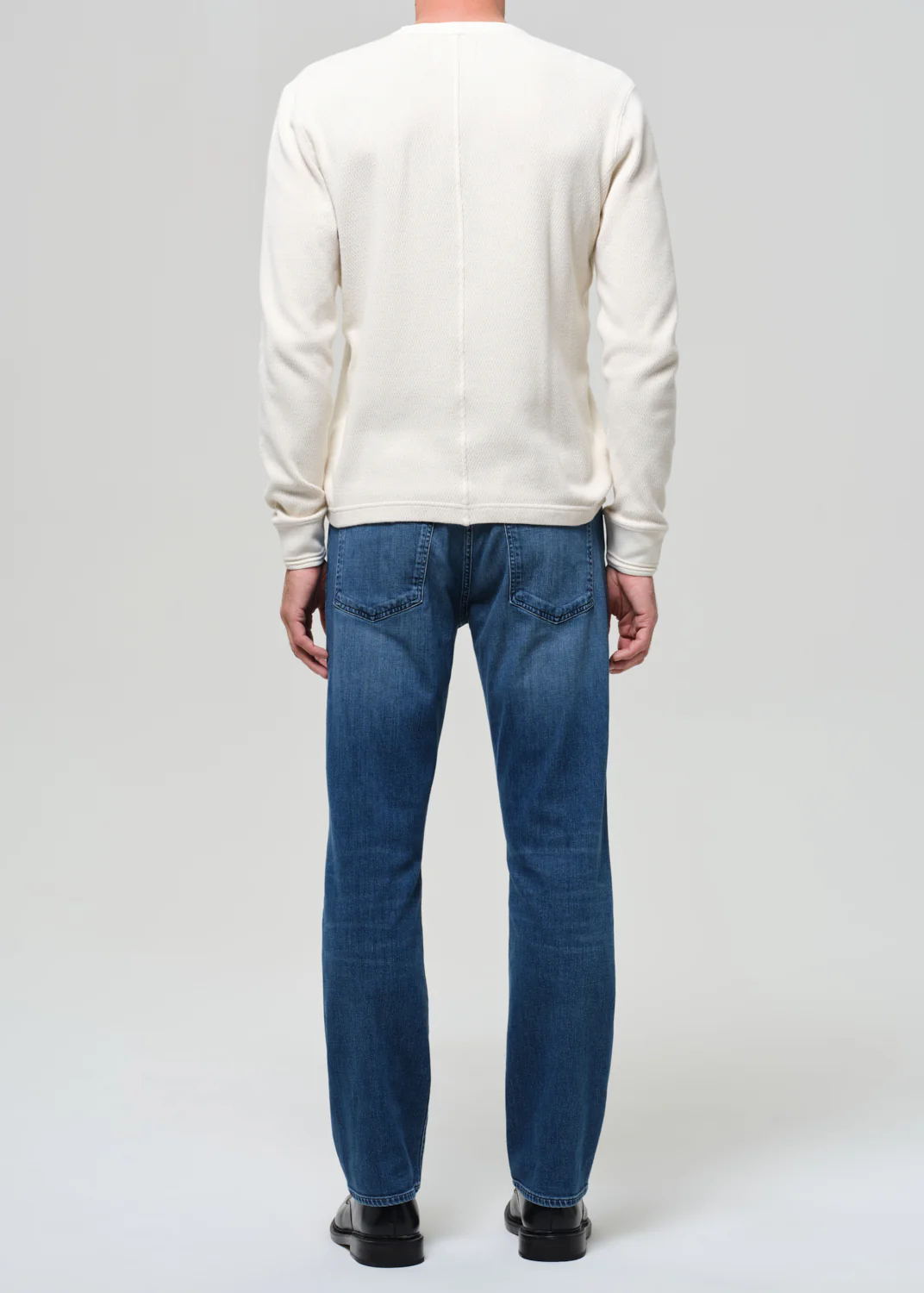 Elijah Straight Tropical Denim in Milestone - Image 4