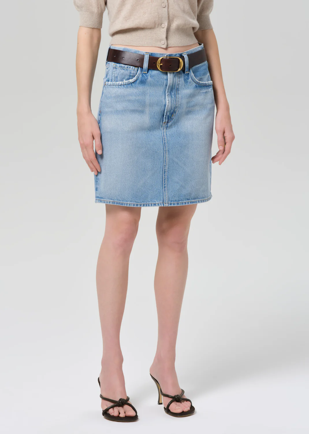Etta Pencil Skirt in Coquette - Image 4