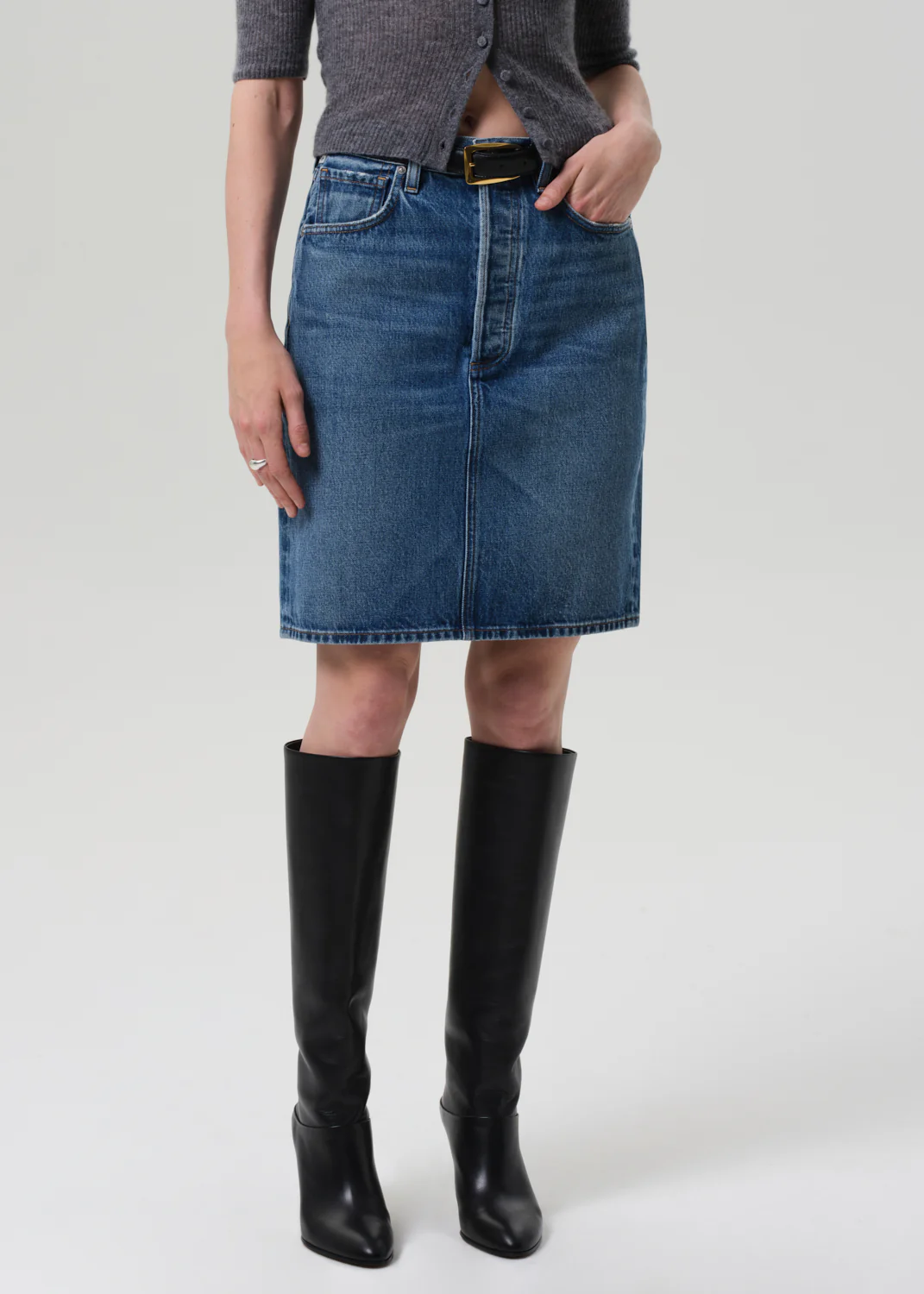 Etta Pencil Skirt in Tirol - Image 4