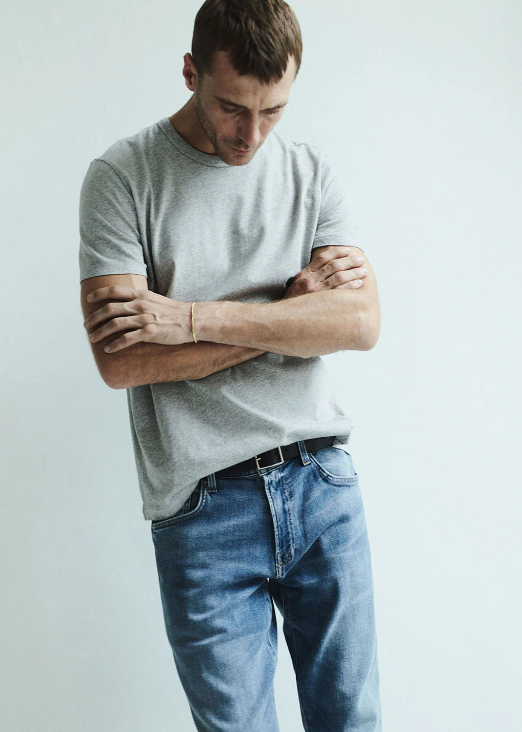 Everyday Short Sleeve Tee in Heather Grey