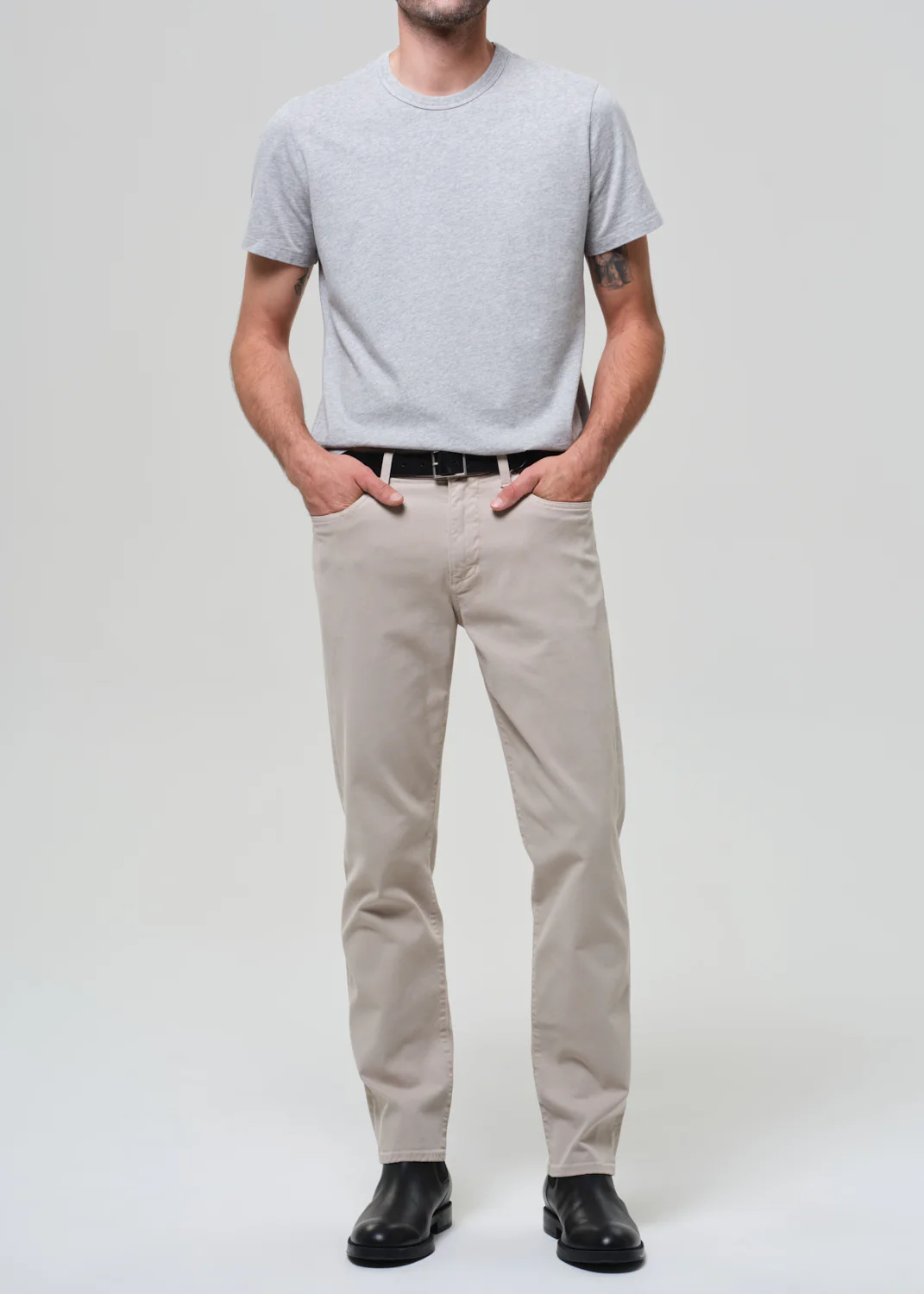 Everyday Short Sleeve Tee in Heather Grey - Image 7