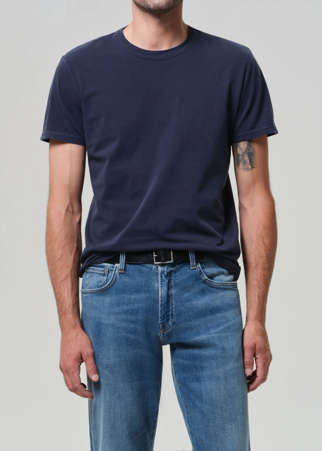Everyday Short Sleeve Tee in Washed Marine - Image 2