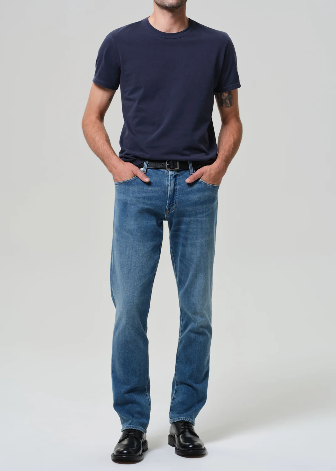 Everyday Short Sleeve Tee in Washed Marine - Image 6
