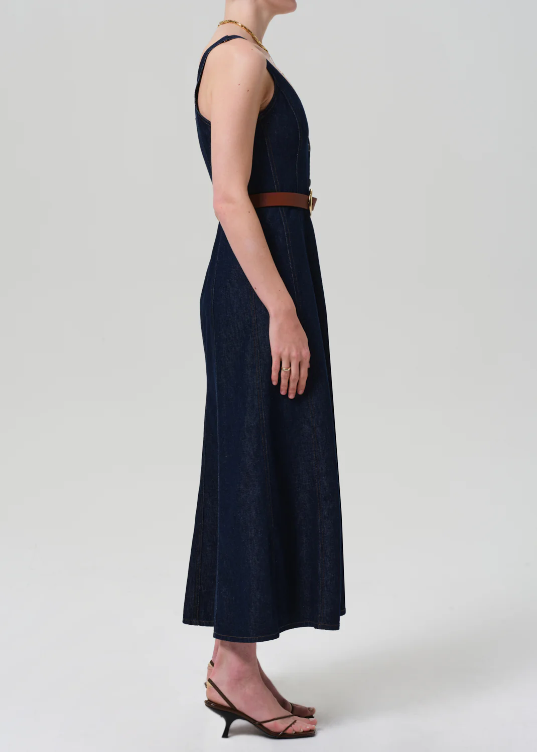 Farrow Denim Dress in Omni - Image 3