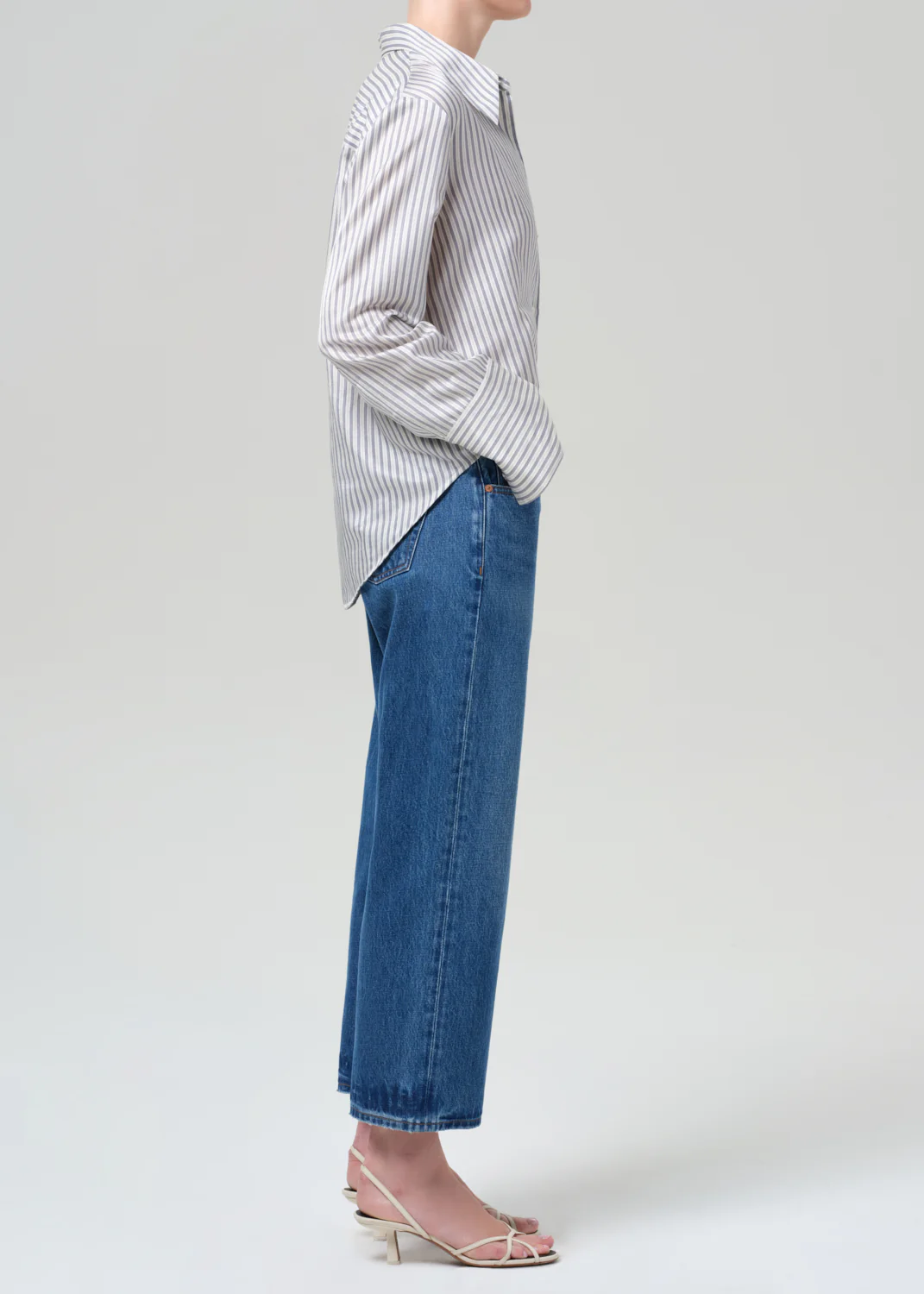 Faye Vintage Straight in Azure Blue - Image 3
