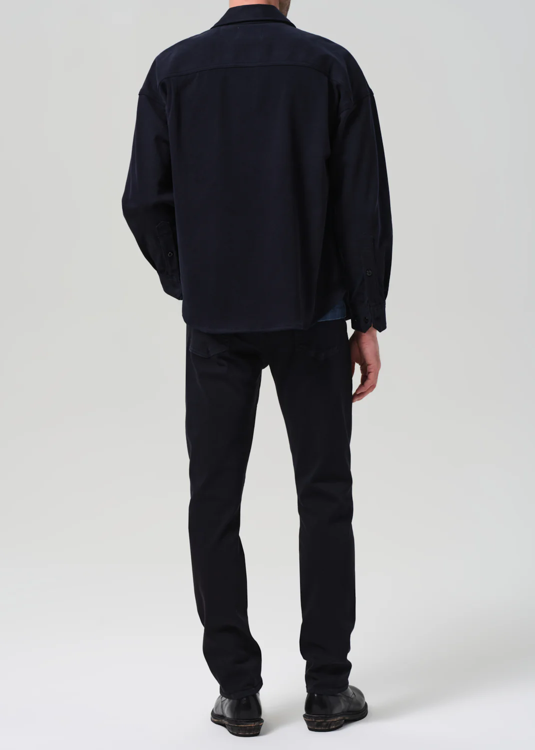 Gage Slim Straight Soft Weft in True Navy - Image 3