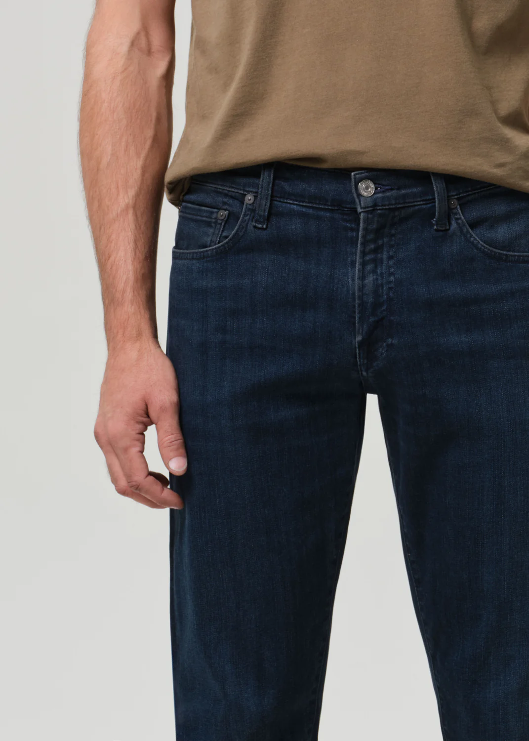Gage Slim Straight Cashmere Denim in Condor - Image 6
