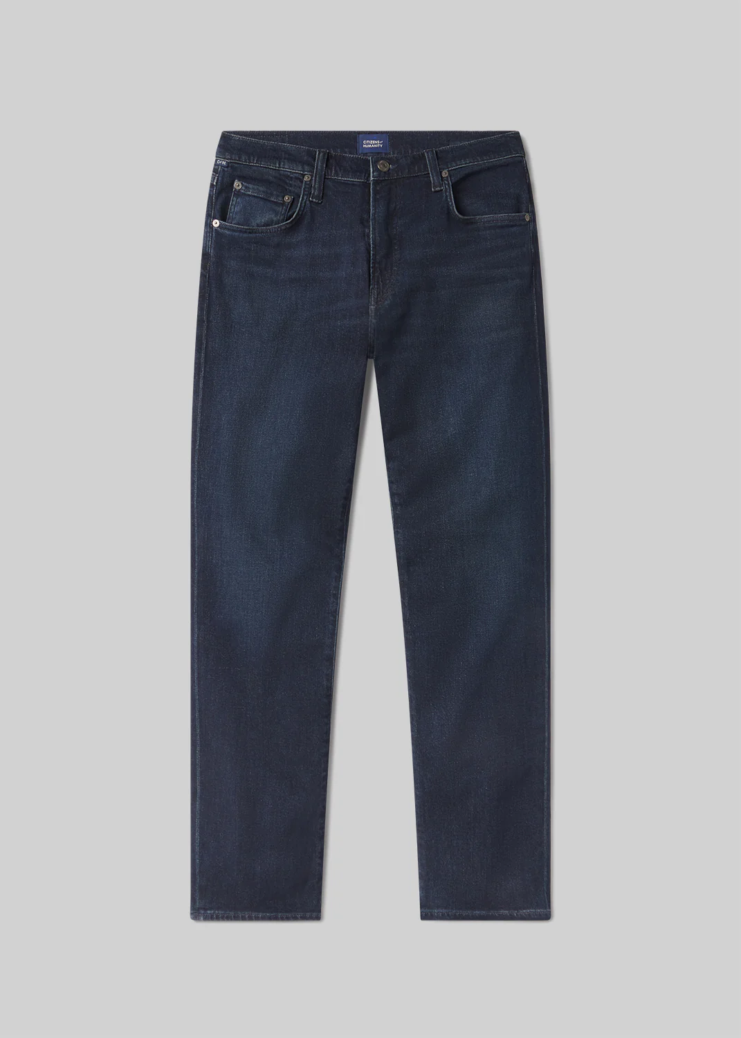 Gage Slim Straight Cashmere Denim in Dark Tint