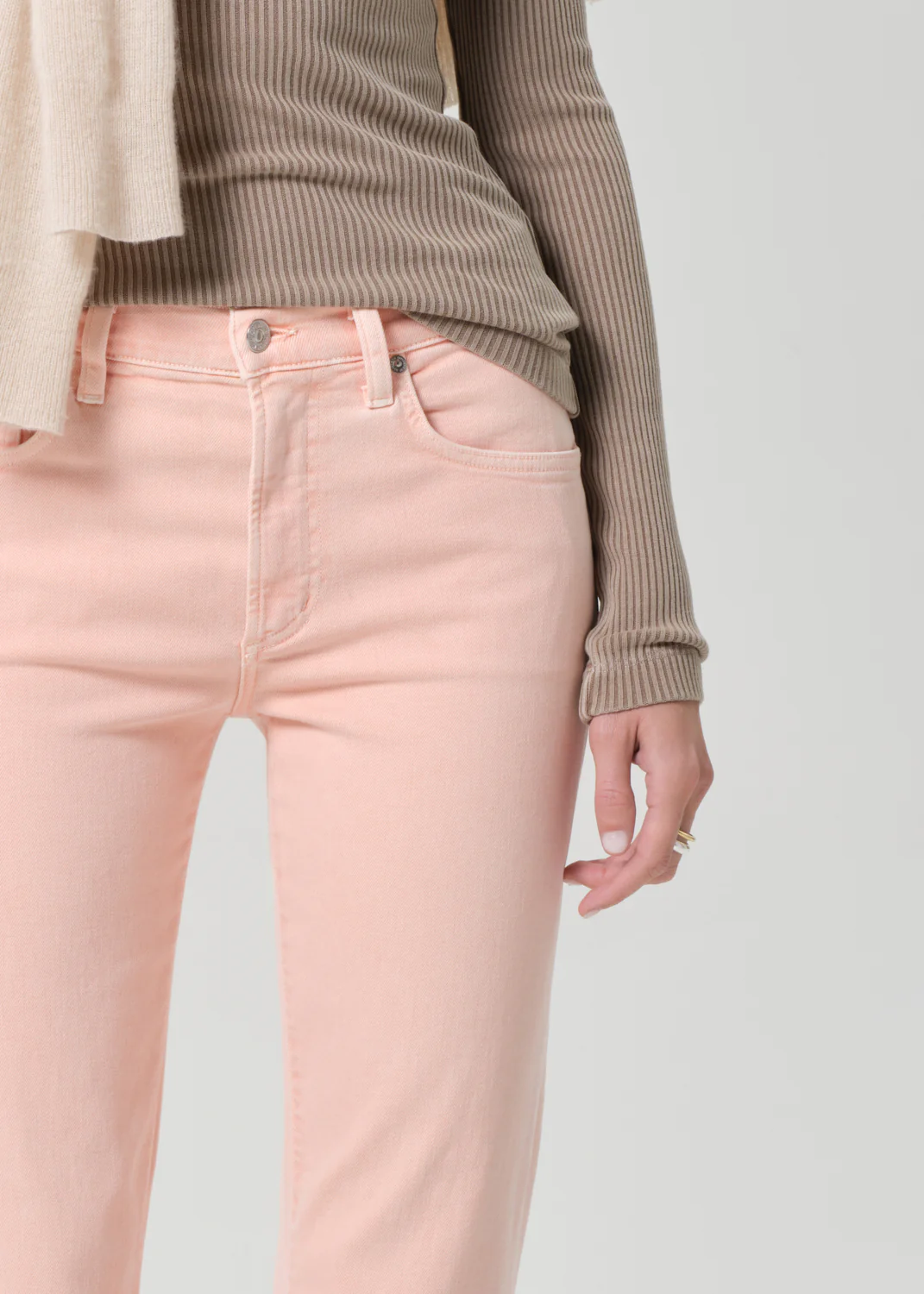 Goldie Kick Flare in Melon Creme - Image 5
