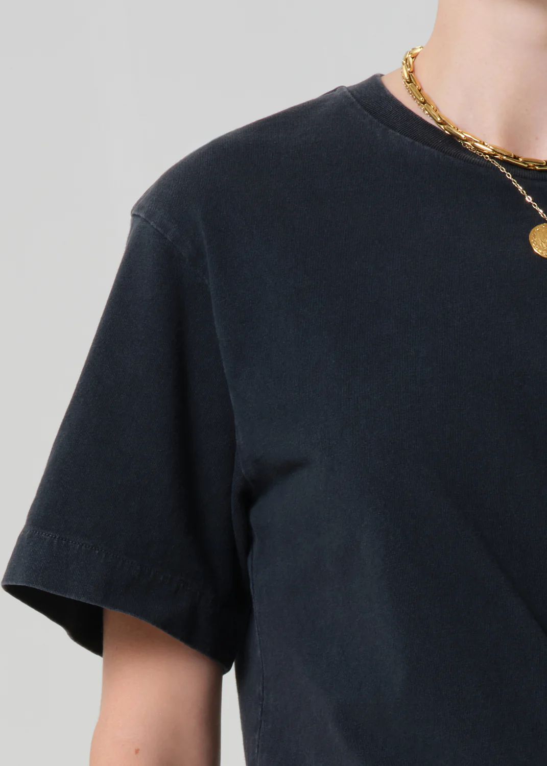 Goldie Tee in Washed Black - Image 4