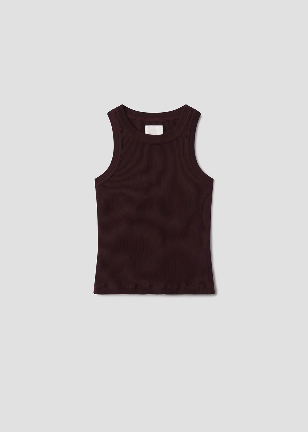 Isabel Rib Tank in Mahogany - Image 6