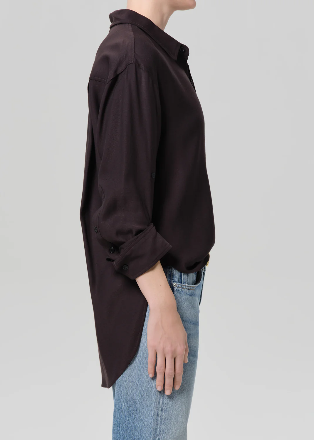 Kayla Shirt in Brown - Image 3