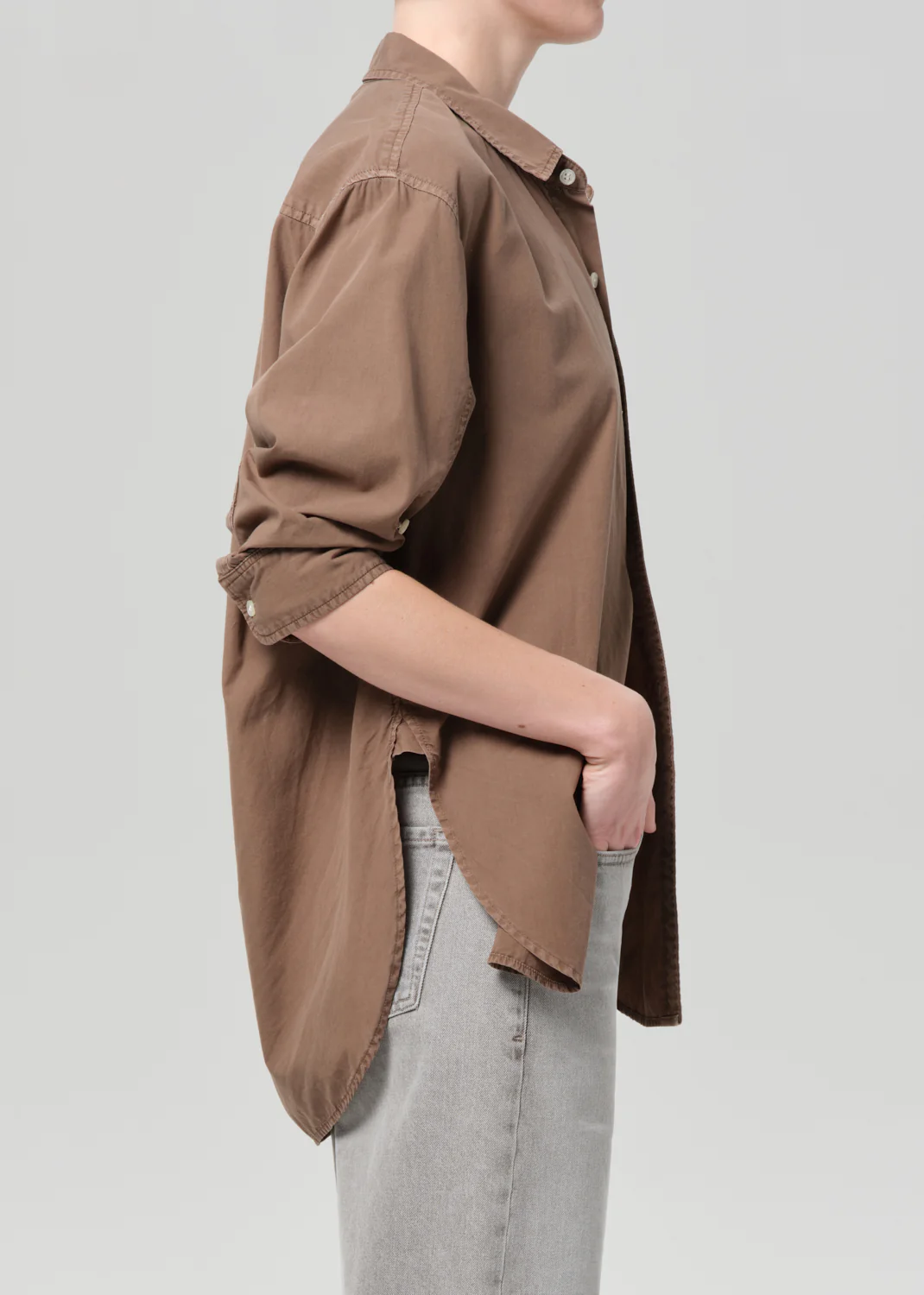 Kayla Shirt in Cocoa - Image 4