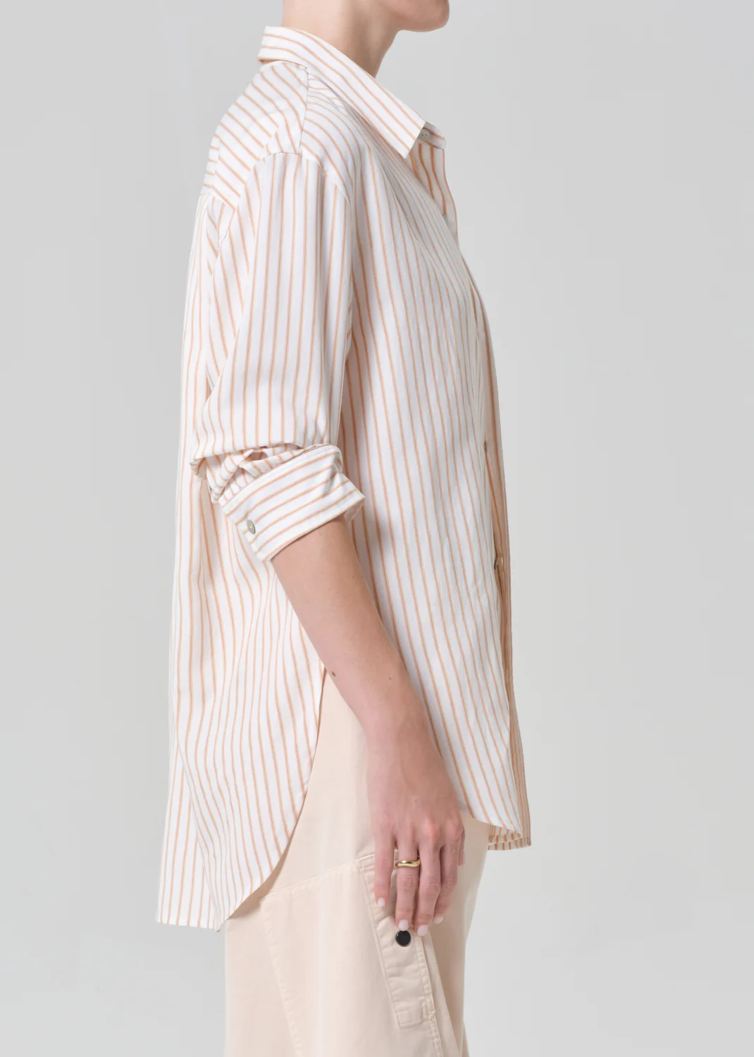 Kayla Shirt in Sherbet Stripe - Image 4