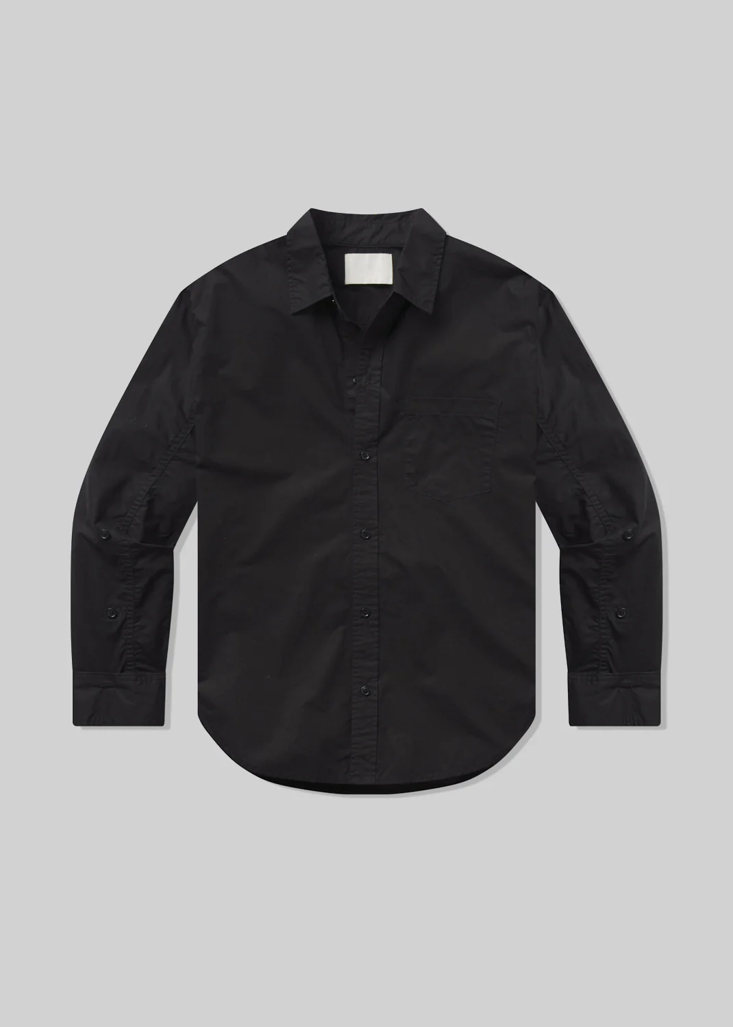 Kayla Shrunken Shirt in Black - Image 6