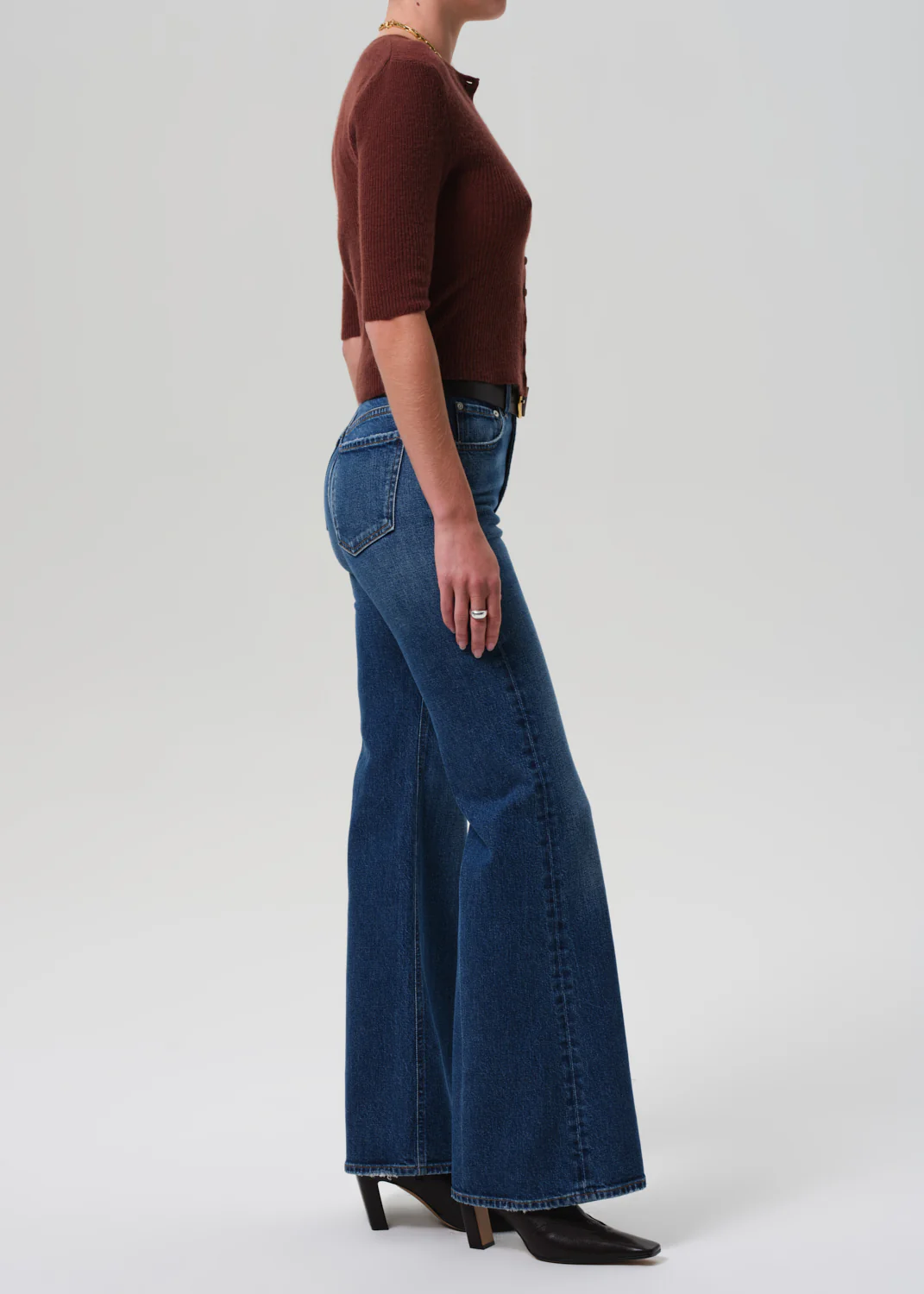 Petite Kimberly 70's Flare in Cruise - Image 3