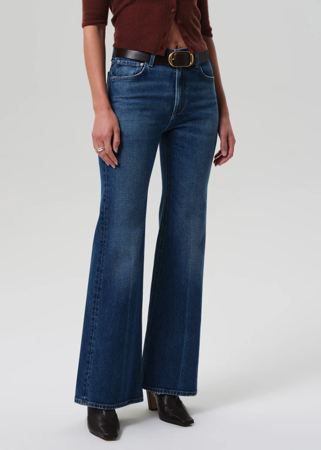 Petite Kimberly 70's Flare in Cruise - Image 4