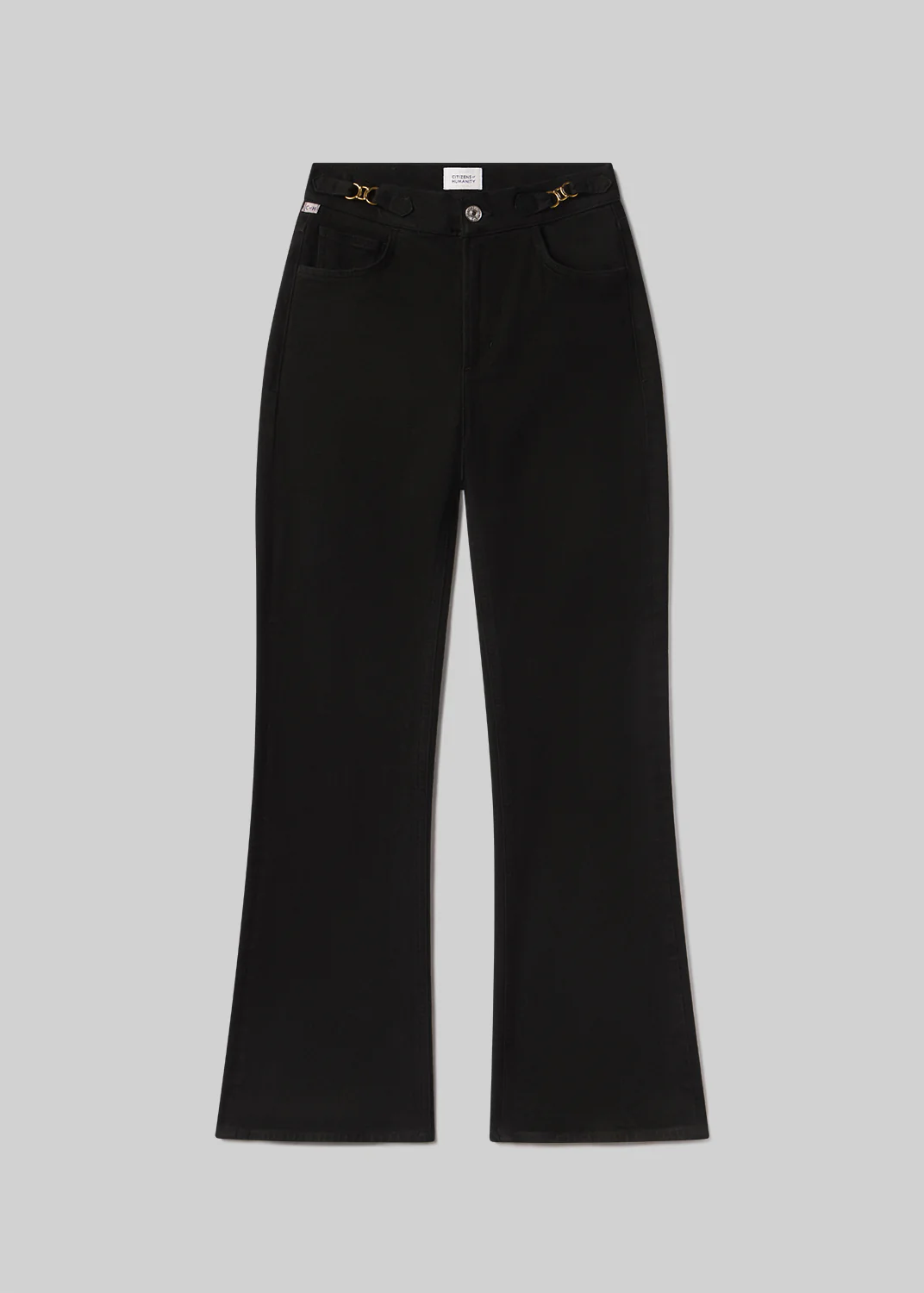 Kimberly Flare With Horsebit in Rich Black - Image 6
