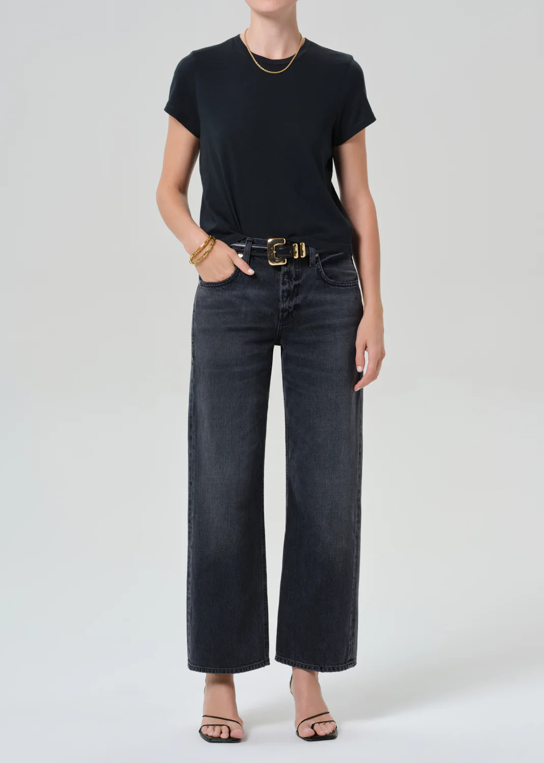 Kyle Tee in Washed Black - Image 5