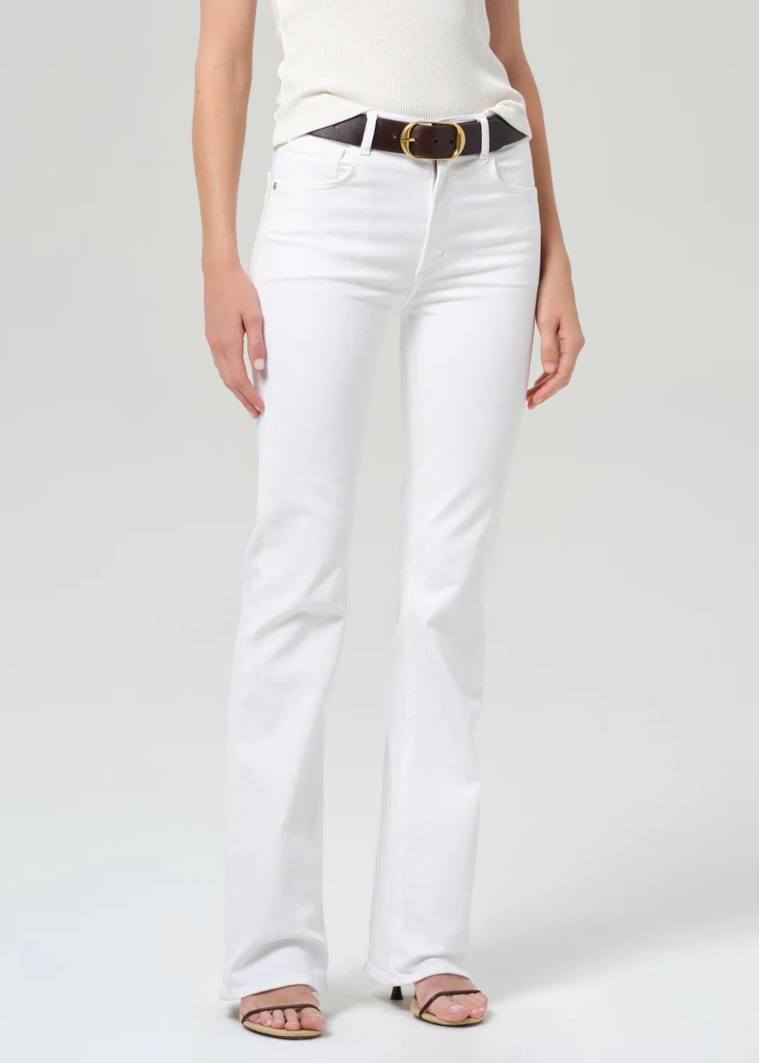 Lilah High Rise Bootcut 32.5" in Soft White - Image 4