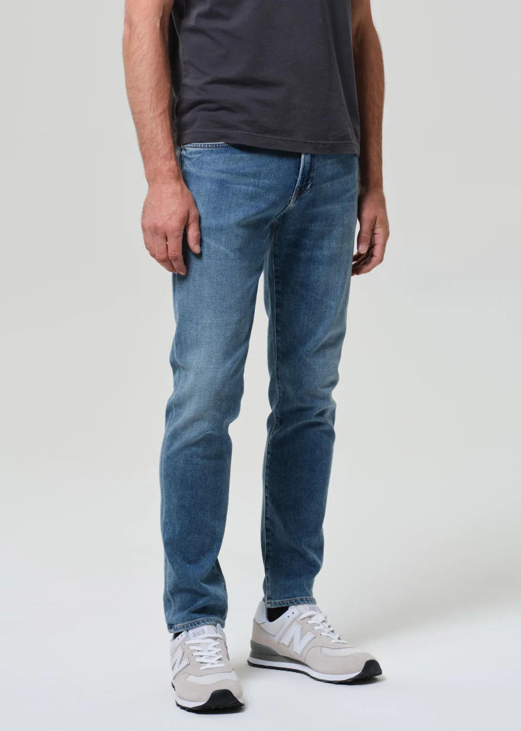 London Tapered Slim Cashmere Denim in Anders - Image 5