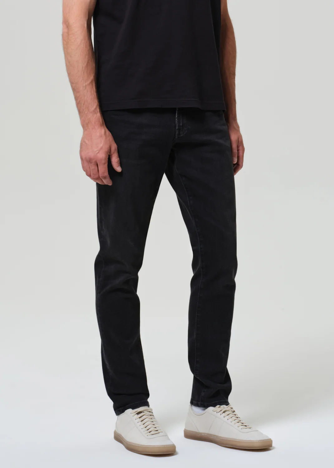 London Tapered Slim Perform in Dark Storm - Image 5