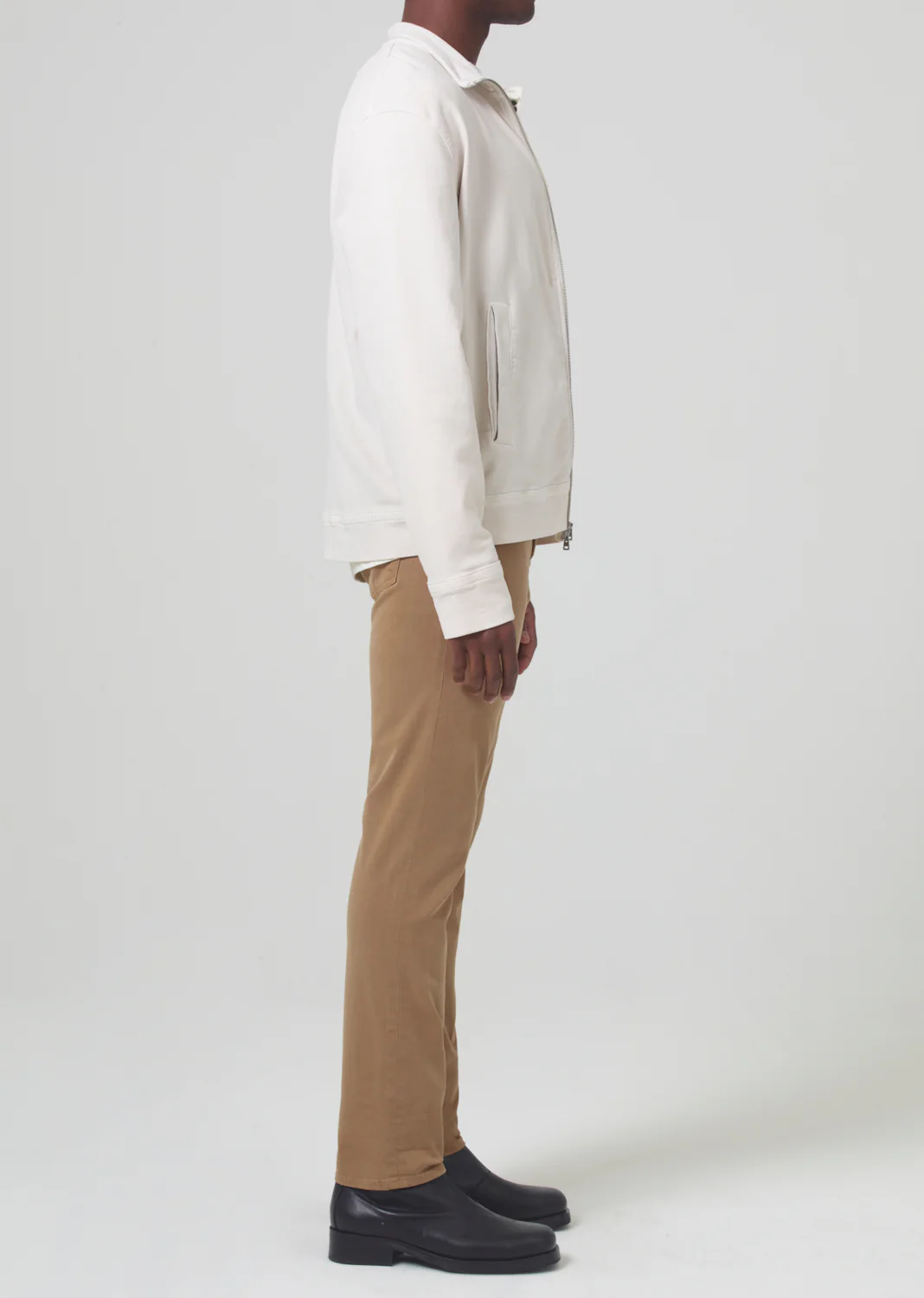 London Tapered Slim Brushed Sateen in Tonnarelli - Image 4