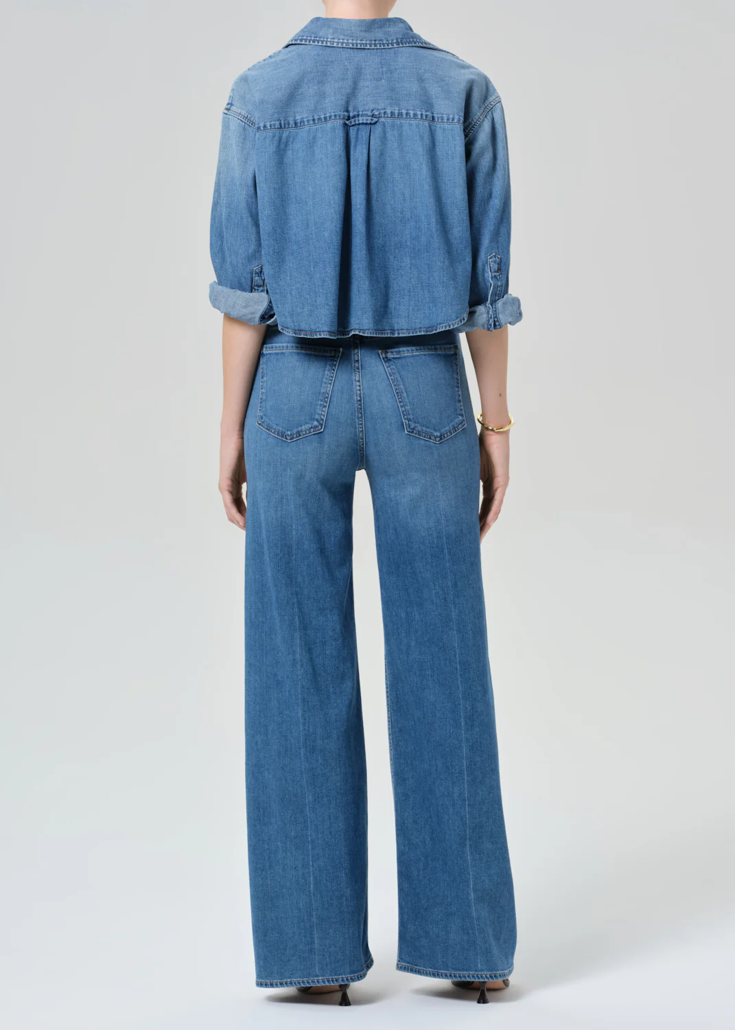 Lyra Long Wide Leg in Lennox - Image 2
