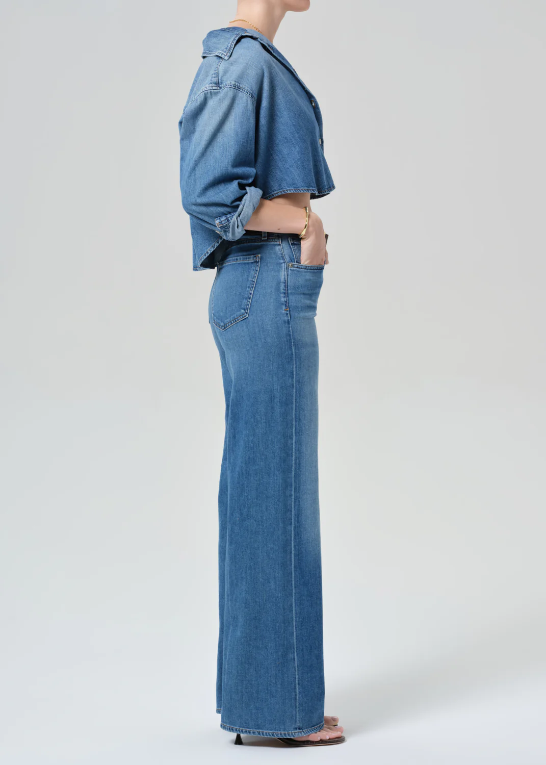 Lyra Long Wide Leg in Lennox - Image 3