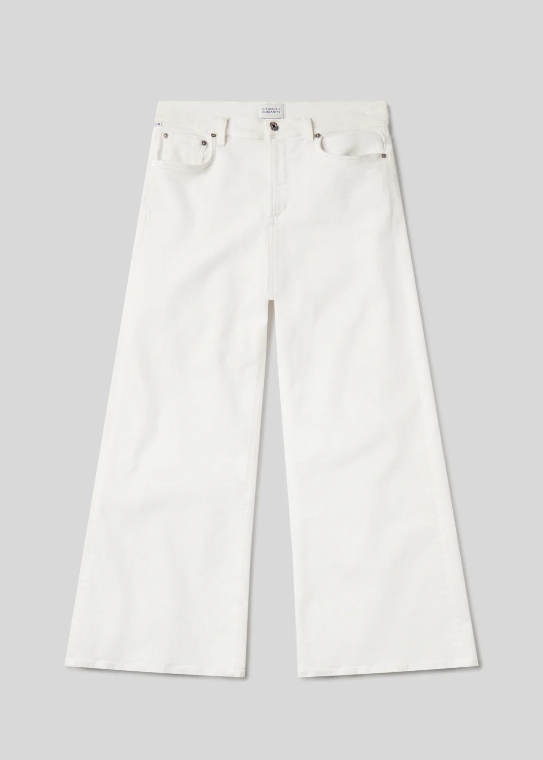 Lyra Long Wide Leg in Soft White - Image 6