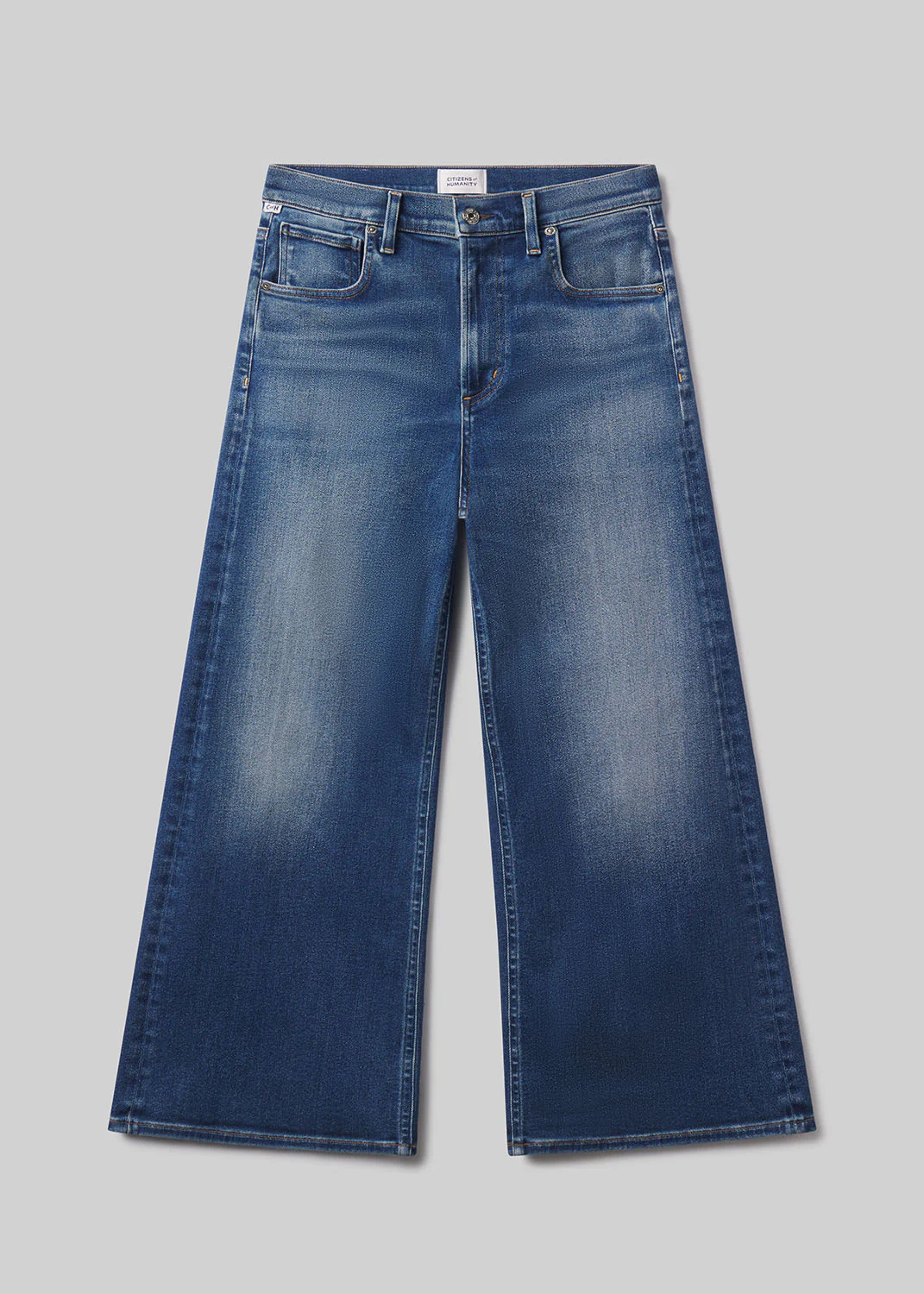 Lyra Wide Leg Crop Clean Hem in Augusta - Image 6