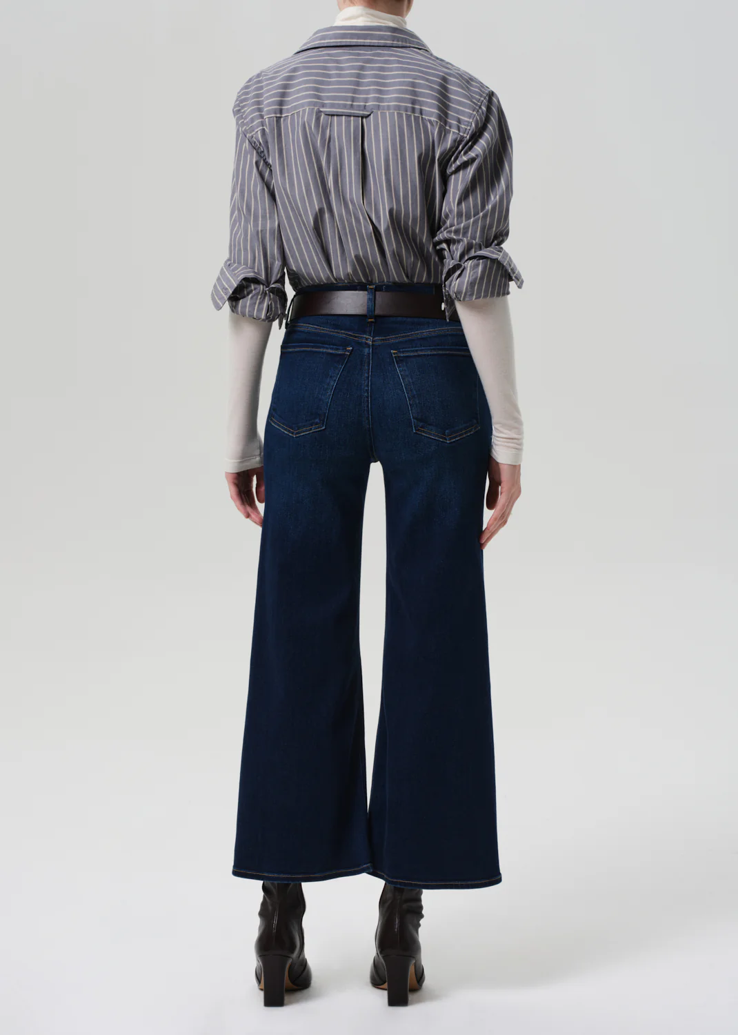 Petite Lyra Wide Leg Crop in Dakota - Image 2