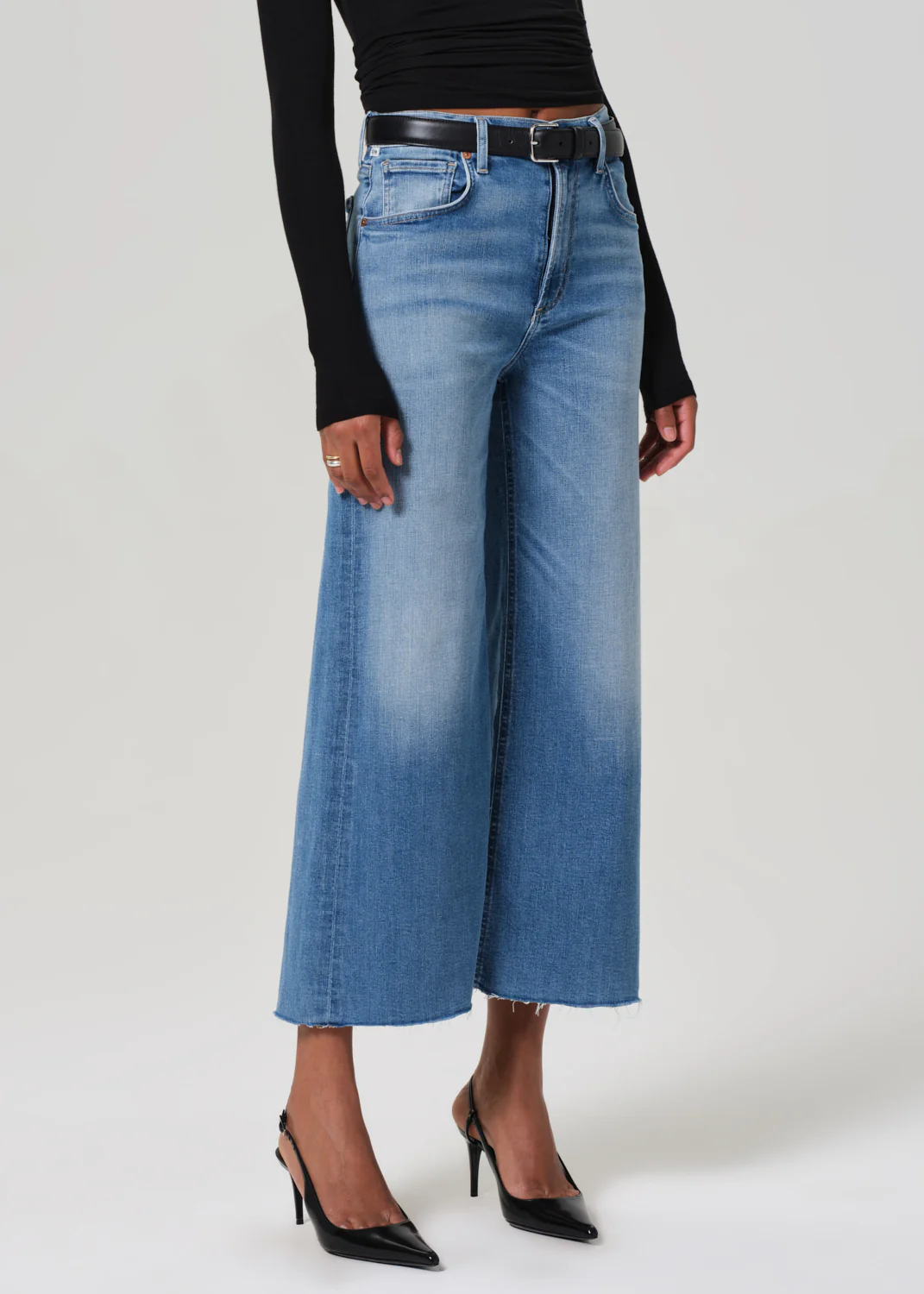 Petite Lyra Wide Leg Crop in Bhodi - Image 4